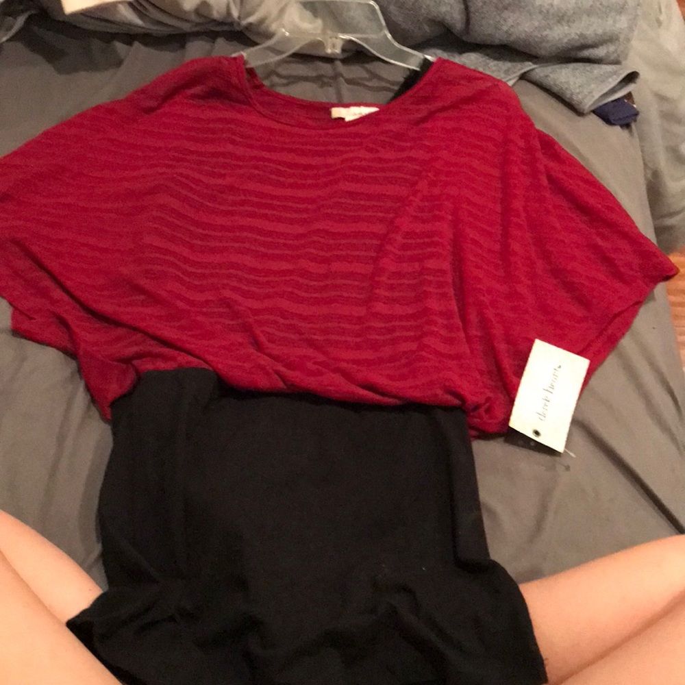 Black and red dress